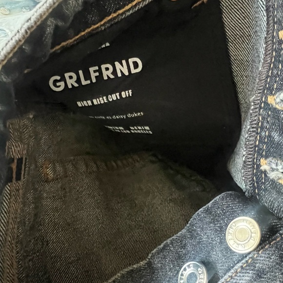 GRLFRND Helena High Rise a cut Off Shorts - 24 - Picture 5 of 6